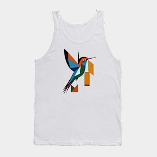 Geometric Hummingbird Tank Top